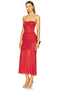view 3 of 4 Erica Dress in Crimson