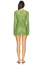 view 3 of 3 Millie Dress in Jungle Green