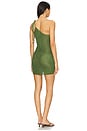 view 3 of 4 Eliza Dress in Glitter Jungle Green