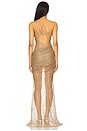 view 4 of 4 Sabrina Send Lace Maxi Dress in Coffee