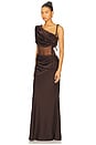 view 3 of 4 Onyx Dress in Brown