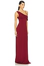view 2 of 3 Elektra Dress in Burgundy