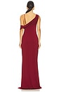view 3 of 3 Elektra Dress in Burgundy