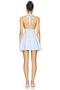 view 3 of 4 Micaela Mini Dress in Light Blue Gingham in Light Blue Gigham