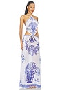 view 2 of 3 MAXIVESTIDO RILEY in Blue Matera