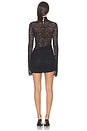 view 4 of 4 MINIVESTIDO FRANCISCA  in Black