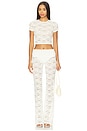 view 5 of 6 Nana Pant in Cream Lace