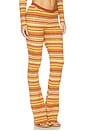 view 2 of 6 PANTALON ANN in Toffee Rib Stripes