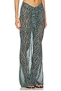 view 2 of 6 PANTALON DE PLAGE JAMBES LARGES TOMMY in Green Savannah