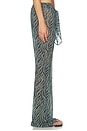 view 3 of 6 PANTALON DE PLAGE JAMBES LARGES TOMMY in Green Savannah