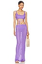 view 4 of 4 Alma Skirt in Irise Purple