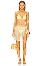 view 5 of 6 Mini Net Sarong in Daisy Yellow