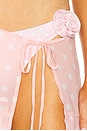 view 6 of 6 TOYA 미니 스커트 in Peach Polka