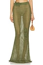 view 1 of 6 Yoko Skirt in Knitted Jungle Green