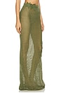 view 2 of 6 Yoko Skirt in Knitted Jungle Green