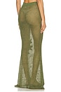 view 4 of 6 Yoko Skirt in Knitted Jungle Green