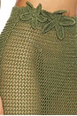 view 6 of 6 Yoko Skirt in Knitted Jungle Green