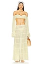 view 5 of 6 Elma Skirt in Daisy Yellow