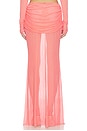 view 4 of 6 JUPE LONGUE LENA in Peach Pink