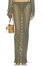 view 1 of 6 Magen Skirt in Olive Peridot