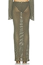 view 4 of 6 Magen Skirt in Olive Peridot