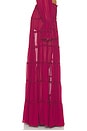 view 3 of 6 FALDA LARGA DE TALLE BAJO ELMA in Volcanic Gem