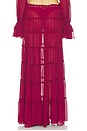view 4 of 6 FALDA LARGA DE TALLE BAJO ELMA in Volcanic Gem