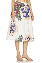 view 2 of 6 FALDA MIDI SOLANA in Concorde Bloom