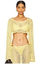 view 1 of 4 Magen Shirt in Daisy Yellow