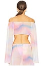 view 3 of 4 Grace Top in Pink Lagoon