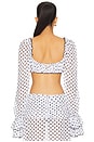 view 3 of 4 Josie Shirt in White Polka Dot