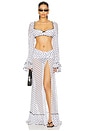 view 4 of 4 Josie Shirt in White Polka Dot