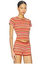 view 2 of 5 CAMISETA BONNIE in Bayadere Rib Stripes