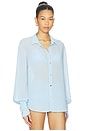 view 3 of 5 Paloma Shirt in Pacific Blue