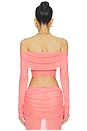 view 3 of 4 Lena Shirt in Peach Pink