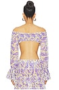 view 3 of 4 TOP BLUSA ELMA in Blooming Paisley