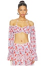 view 1 of 4 TOP BLUSA ELMA in Catalan Paisley