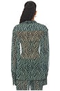 view 3 of 4 Paloma Shirt in Green Savannah