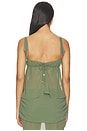 view 3 of 4 Adelina Top in Olive Peridot