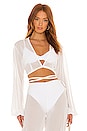 view 1 of 4 X REVOLVE Strappy Crop Top in White