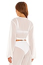 view 3 of 4 X REVOLVE Strappy Crop Top in White