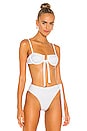 view 1 of 5 Belen Bikini Top in White