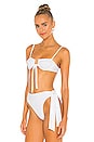 view 2 of 5 Belen Bikini Top in White
