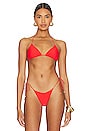 view 1 of 4 HAUT DE MAILLOT DE BAIN LIV in Red Fire