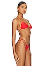 view 2 of 4 HAUT DE MAILLOT DE BAIN LIV in Red Fire