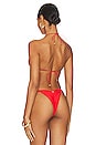 view 4 of 4 HAUT DE MAILLOT DE BAIN LIV in Red Fire