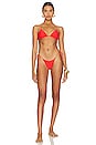 view 5 of 4 HAUT DE MAILLOT DE BAIN LIV in Red Fire