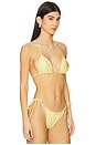 view 2 of 4 Kyma Bikini Top in Daisy Yellow