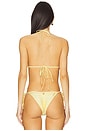 view 3 of 4 Kyma Bikini Top in Daisy Yellow