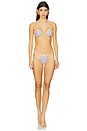 view 4 of 5 Nina Bikini Bottom in Yellow Lace